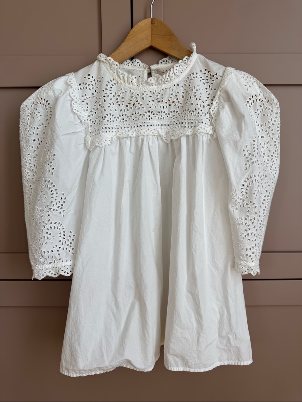 Ulla Johnson White Eyelet Broderie Anglaise Top